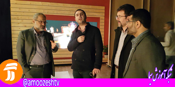 بازدید مدیر شبکه آموزش از پشت صحنه «قندپهلو»