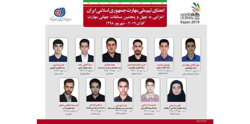 حضور تیم ملی مهارت اعزامی به کازان روسیه در شبکه آموزش سیما