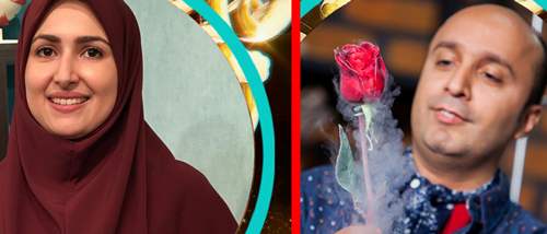 <p><span style="font-family: BYekan; font-size: 12pt;">سیاوش صفاریان پور و کیانا فرهی در "خیابان جام جم " </span></p>